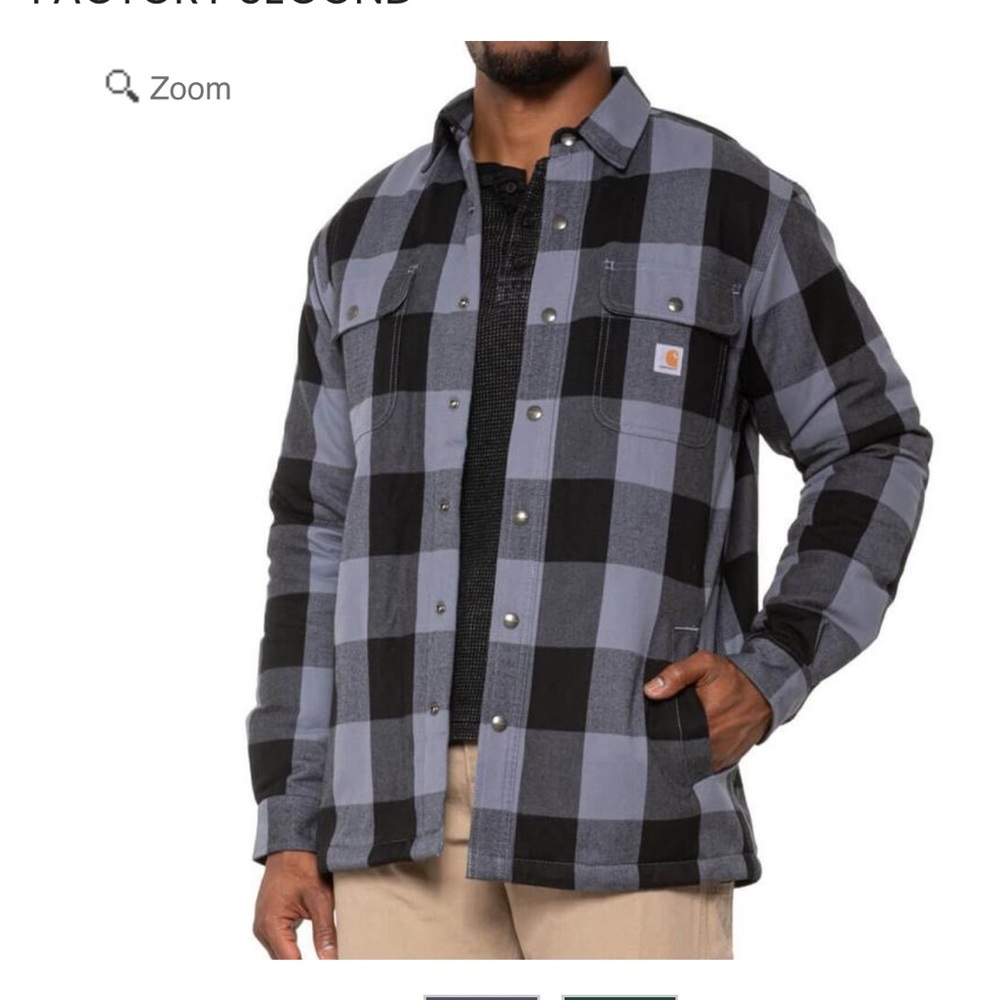 NEW!! Carhartt Flannel Jacket